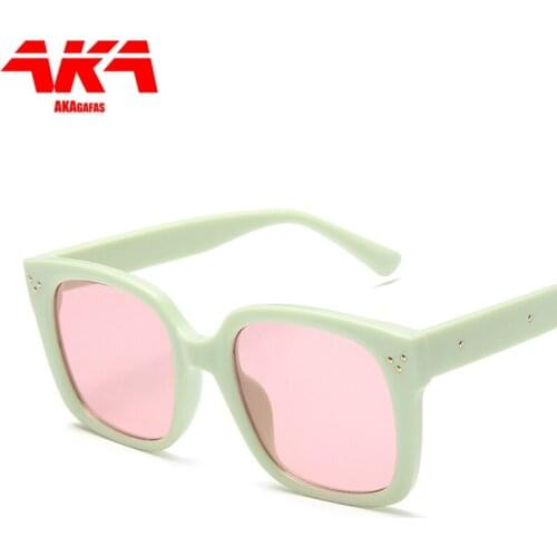 AKAgafas Square Sunglasses Women 2021 Oversized Glasses Women Classic Eyeglasses Women/Men Brand Designer Gafas De Sol De Mujer