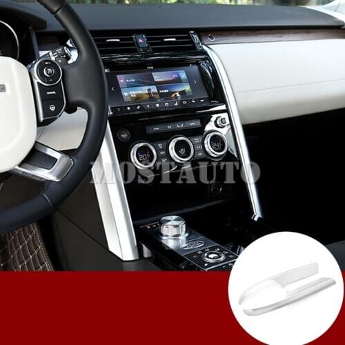 For Land Rover Discovery 5 L462 Inner Center Console Frame Trim Cover 2017-2019 2pcs Car Accessories Interior Car Decor Car Trim