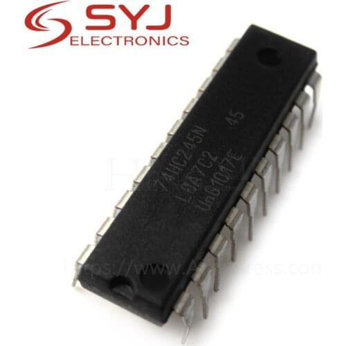 10pcs/lot SN74HC245N DIP20 SN74HC245 DIP 74HC245N DIP-20 74HC245 original In Stock