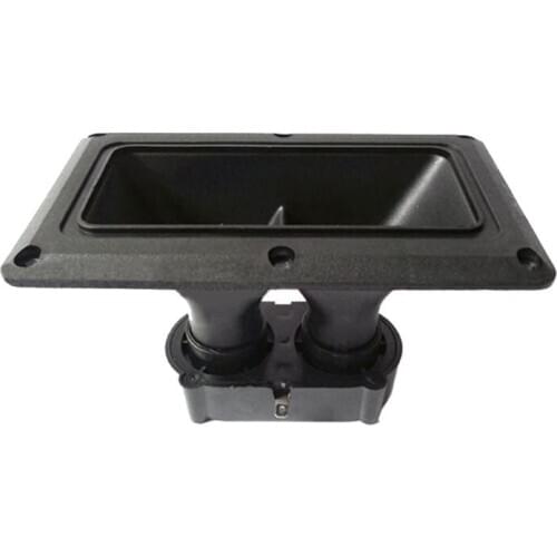 150W Dual Piezo Tweeters Horn Piezoelectric Speaker Buzzer Treble Piezo Head Driver for Home Subwoofer Stage Loudspeaker