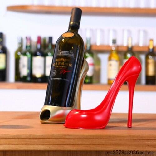 20pcs Wine Rack High Heels Shoe Bottle Holder Wine Storage Holder Home Decoration Furnishing Ornaments
