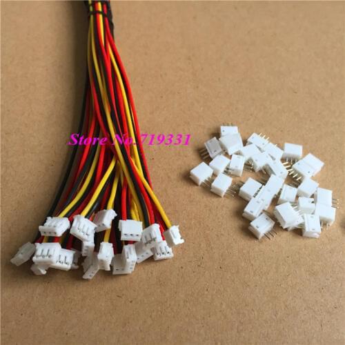 50 Pairs Mini Micro ZH 1.5 3-Pin ZH Connector with Wires Cables