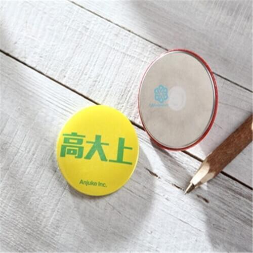 500 sets magnetic button material blank magnetic badge Fridge Magnet material