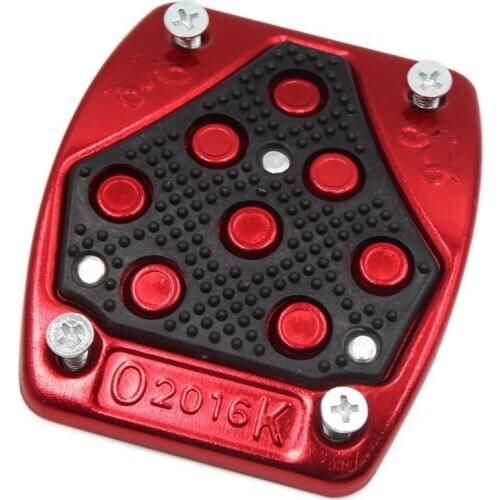 Universal Black Red Aluminum Alloy Antislip Brake Pedal Cover for Motorcycle