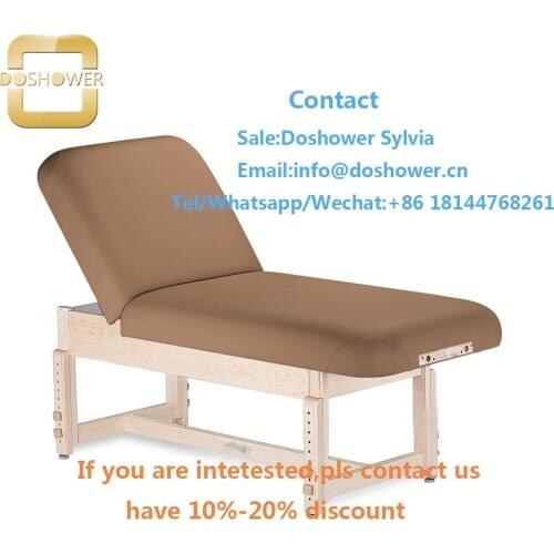 Wood therapy massage set with massage table wholesale for facial bed beauty salon