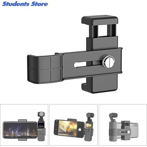 For DJI OSMO Pocket Camera Smart Phone Holder Stand Mount Mobile Phone Holder Handheld Bracket Phone Clip