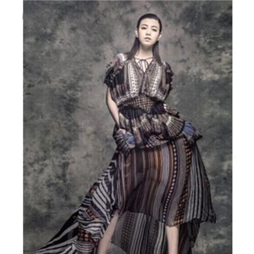 DAWNKNOW Pro Dyed Muslin photography background Hand Made Old master painting Backdrops for personal portrait photo studio DM061