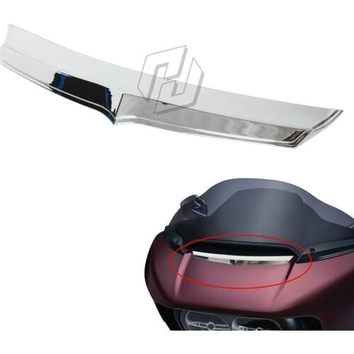 6914 Chrome & black Fairing Vent Accent case for Harley Road Glide 2015 - 2018