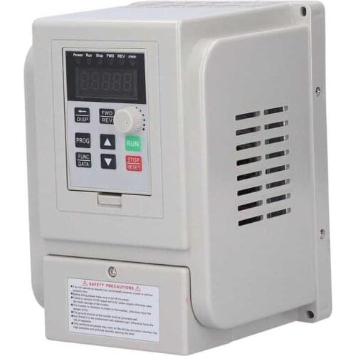 0.75/1.5/2.2KW Inverter Single Phase Input 3-Phase Output Motor Speed Controller 220V AT5-1500X Frequency Converter Drive