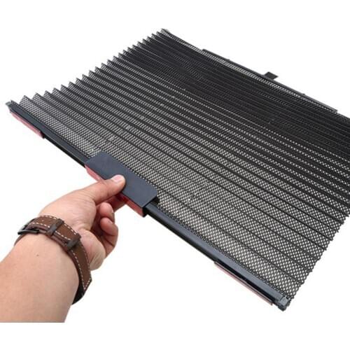 Summer Car Automatic Retractable Side Window Curtain Sun Shield Blind Sunshade