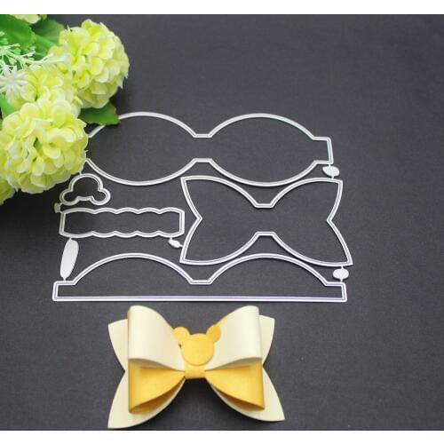 METAL CUTTING DIE cut bow alinacraft bowknot heart border Scrapbooking paper craft handmade card punch art knife cutter cut die