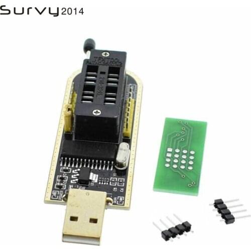 24 25 Series EEPROM Flash BIOS USB Programmer Module + SOIC8 SOP8 Test Clip For EEPROM 93CXX / 25CXX / 24CXX