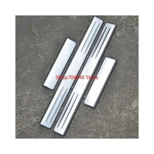 Stainless steel Car door cover outside door sill plate for BMW X5 E70 X6 E71 2008 2009 2010 2014 2015 2016 2017 2018 car styling