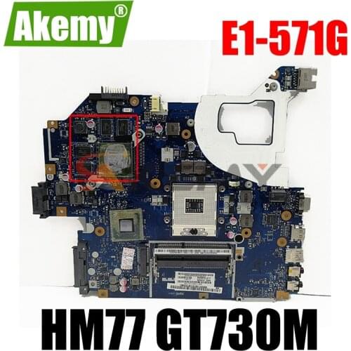 NBM6A11001 NB.M6A11.001 For Acer Aspire E1-571G V3-571G Laptop motherboard Q5WV1 LA-7912P W/ HM77 GT730M GPU 100% Fully Tested