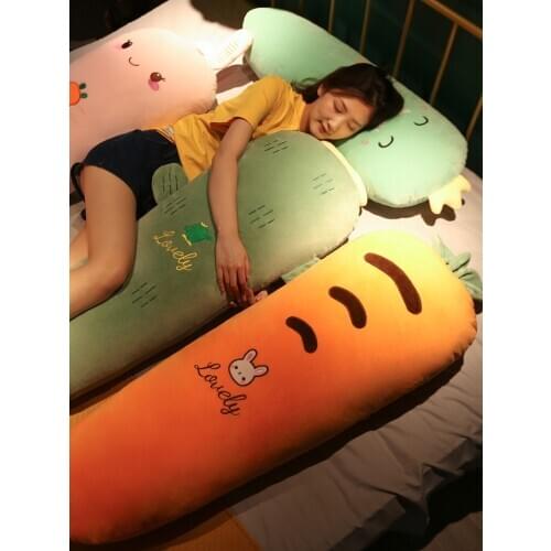 Sleeping Leg-Supporting Pillow Long Pillow Bedside Cushion Removable and Washable for Girls