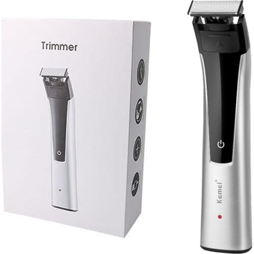 Kemei Professional Clipper Baldheaded Cutter Men Hair Trimmer Waterproof Barber Shaving Machine Vintage Cordless Haircut Shaver