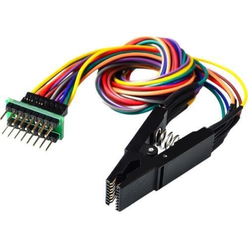 Programmer Testing Clip Sop16 Sop Soic 16 Soic16 Pin Ic Test Clamp Sop16 To Dip8 Flash Clip For 25 Series Rt809F Tl866Cs Tl866A