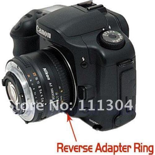 For EOS 58mm 58 mm Macro Reverse Ring Adapter for CANON EOS EF Mount