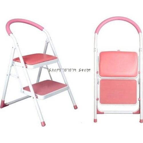 Family Ladder, Stair Chair, Two-step Ladder, Folding Storage Ladder, Multi-function Indoor Thickening And Widening Mite