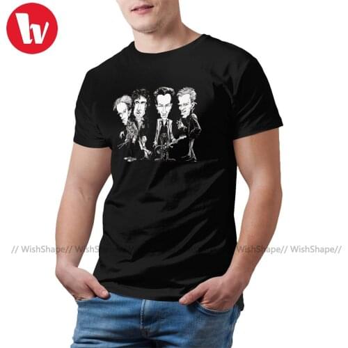 The Clash T Shirt Funny 100 Percent Cotton Streetwear T-Shirt Short-Sleeve Graphic Tshirt Big Mens