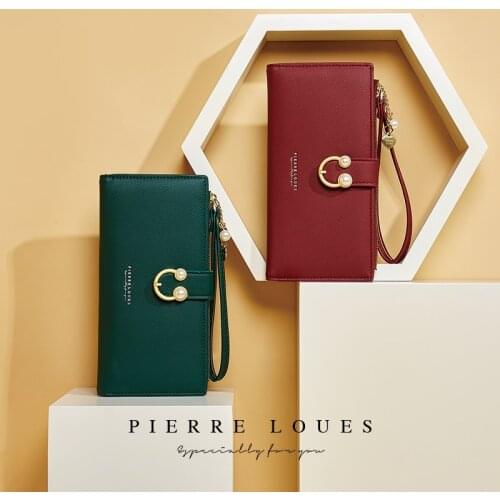 Women Wallets Name Fashion Long Leather Top Quality Casual Card Holder Classic Female Purse Zipper Wallet For Women