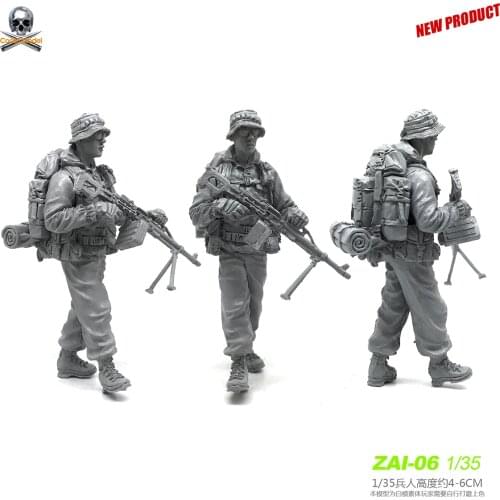 1/35 Resin Kits Soldier Of Russian Modern Special Forces Model Kits Self-assembled Zai-06