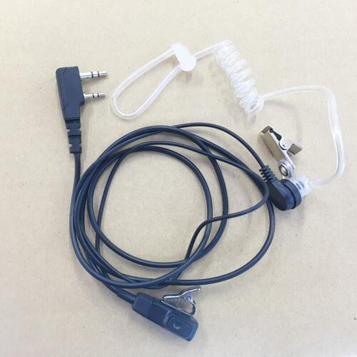 10X clear Air tube headphone K plug for Kenwood Baofeng,Quansheng,Puxing,Wouxun,Weierwer,Quansheng etc walkie talkie