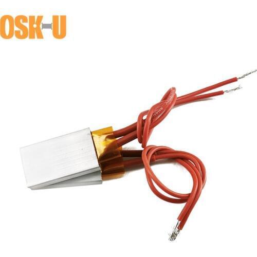 2PCS 35x21x5mm Heater Element 36/48/110V Thermostatic PTC Heating Element 220/230C PTC Electric Heater Plate for Hand Dryer