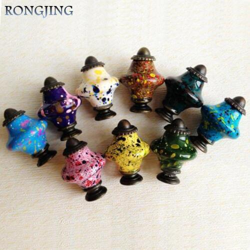 2x Antique Furniture Knobs and Handles Vintage Furniture Vase Knobs Kitchen Cabinet Handles Closet Wardrobe Cupboard Pulls