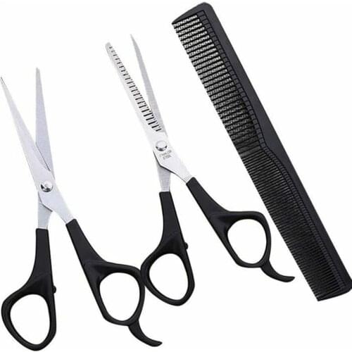 3 Pcs Hairdressing Scissors 6 Inch Hair Scissors Professional Barber Scissors Cutting Thinning Styling Tool Hairdressing Shear