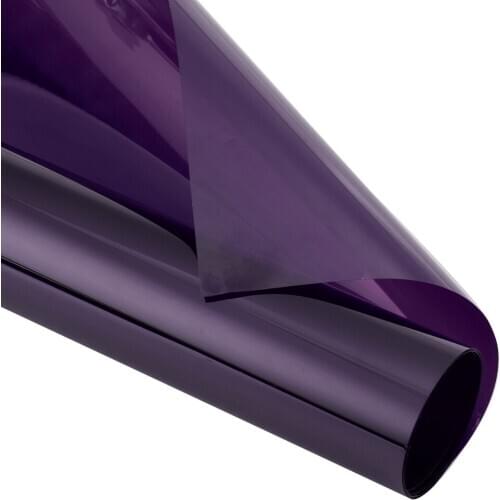 40% VLT Purple Window Tint Heat Insulation Foil Explosion Proof Sun UV Block Film for House Commercial Building Glass