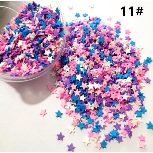 50g Fake Sprinkles For Slime Accessories Clay Filler DIY Fluffy Slime Supplies Chocolate Cake Dessert Mud Toys
