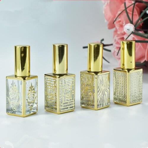 50pcs 12ml Empty Cosmetic Case Travel Spray Bottle Perfume For Gift Sample Mini Bottle Parfum Makeup Containrs