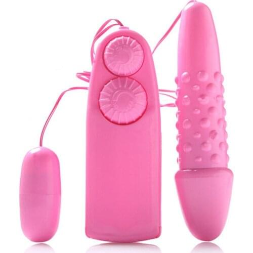 20 Frequency Dual Bullet Anal Plugs Sex Toys For Woman Adult Games Vagina Clitoris Vibrator Nipple Stimulation Massage Jump Egg