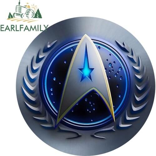 EARLFAMILY 13cm x 13cm for Star Trek Motorcycle Auto Car Bumper Window Decal Accessory Sticker Suitable for SUV Vehicle Truck