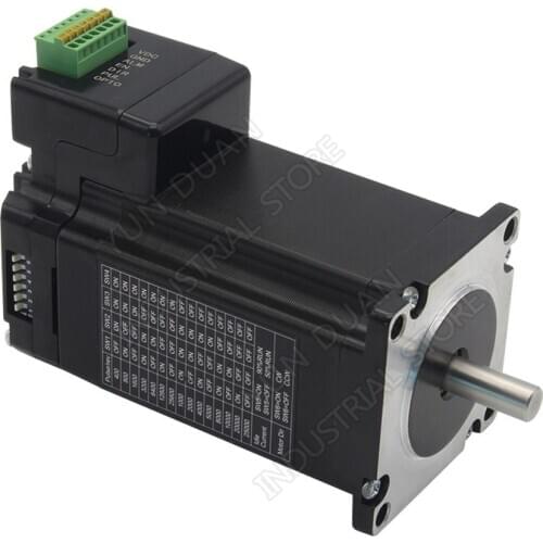 2.4Nm NEMA23 57mm 340Oz.in Integrated stepper motor driver all in one 2phase 2.5A 8mm shaft