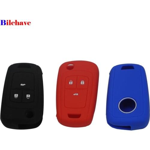 Bilchave 30pcs For Chevrolet Regal Lacrosse Encore Excelle GT/XT Opel Astra Vauxhall Mokka Zafira Buick 3BTN Silicone Key Cover