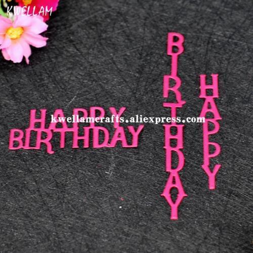 HAPPY BIRTHDAY Metal Die cutting Dies For DIY Scrapbooking Photo Album Decorative Embossing Folder 7062236