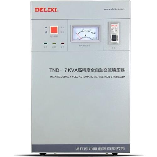 Single phase voltage stabilizer TND-7KVA 7KW household refrigerator PC stabilizer 7000W pure copper core high acurracy