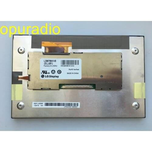 Original brand new 7.0" LCD Display Screen LB070WV8(SL)(01) LB070WV8 SL01 LB070WV8-SL01 LCD Panel For Car Auto Parts