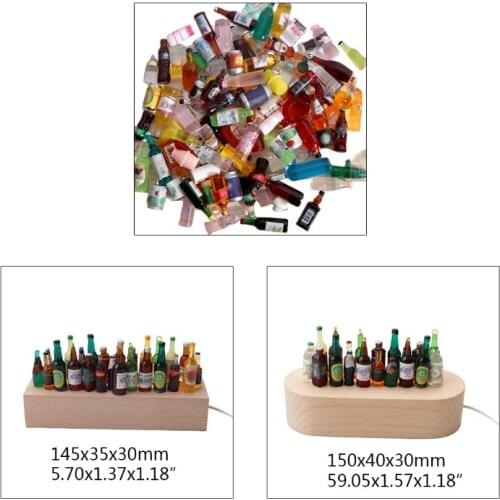 Diy Wine Bottle Night Light Base Car Bedside Car Warm White Light Ornaments Decorative Light Couple Ins Birthday Gift