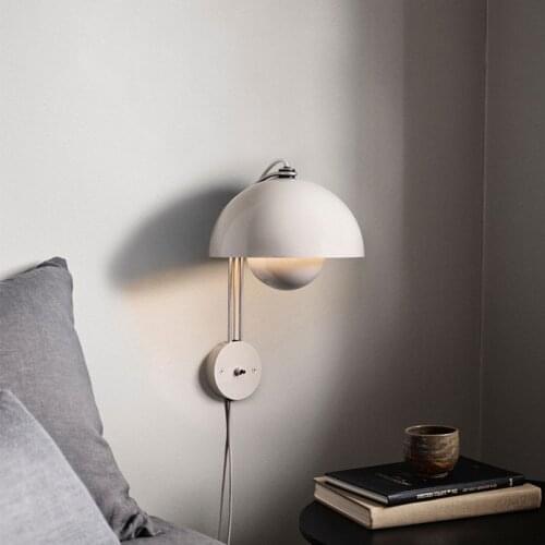 Modern Iron Wall Lamp Color Flower bud Wall Light nordic Living Room Dining Room Kitchen Wall Sconce Bedroom Indoor Decor Light