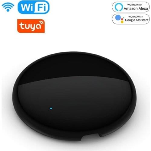 Smart Tuya WiFi IR Remote Control with Temperature & Humidity Sensor Infrared Universal Remote Controller For Alexa Google QBMY