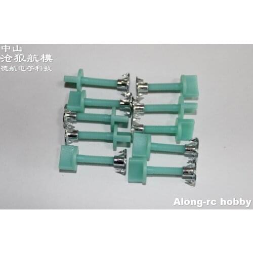 10pcs 4mm or 5mm Nylon Screw Hand Screw For Model Aircraft DIY RC Plane Airplane Gas PlanePart