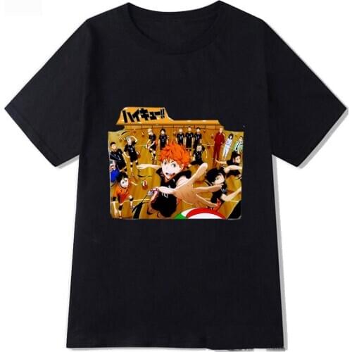 Anime Haikyuu T Shirt Women Men Unisex Cartoon Tees Casual Fashion T-shirt