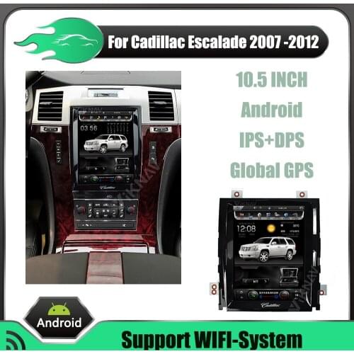 Car multimedia player vertical screen for-Cadillac escalade car GPS navigation radio recorder headunit
