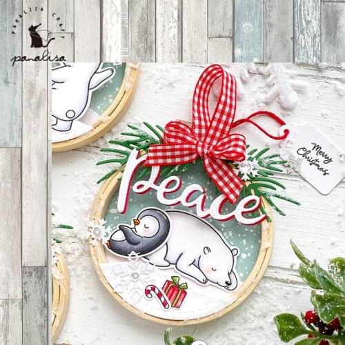 Panalisacraft Cute Metal Cutting Dies and stamps Craft Dies Scrapbooking Card Making Album Embossing Stencil Die Cut Decoration