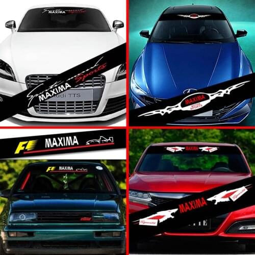 Car Sticker For Nissan Maxima Front Windshield Prevent Sunlight Reflection Stickers Decoration Decals Styling Parts Accessories