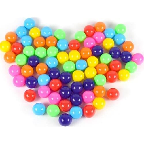 15pcs/set Plastic Ocean Balls Thickening Environmentally Friendly New Material Baby Children Over 2 Years Old Toys Random Color