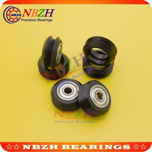 4/5/6/8/9/10mm W V groove bearing Openbuilds for 3D printer nylon wheel ball bearing with pulley 20 type track roller BW25